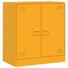 VidaXL Mustard Yellow Buffet 67x39x73 Cm Steel, Cabinet, Sideboard, Storage Cabinet, Cabinets, Cupboard, Buffet 841676