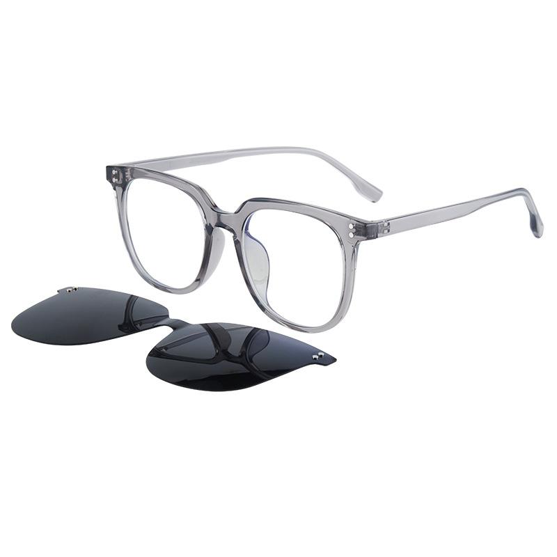 2303 Magnetic Suction Sets Of Glasses For Men And Women, Dual-Purpose Polarized Sunglasses, High Definition Three-In-One Can Be Equipped With Myopia