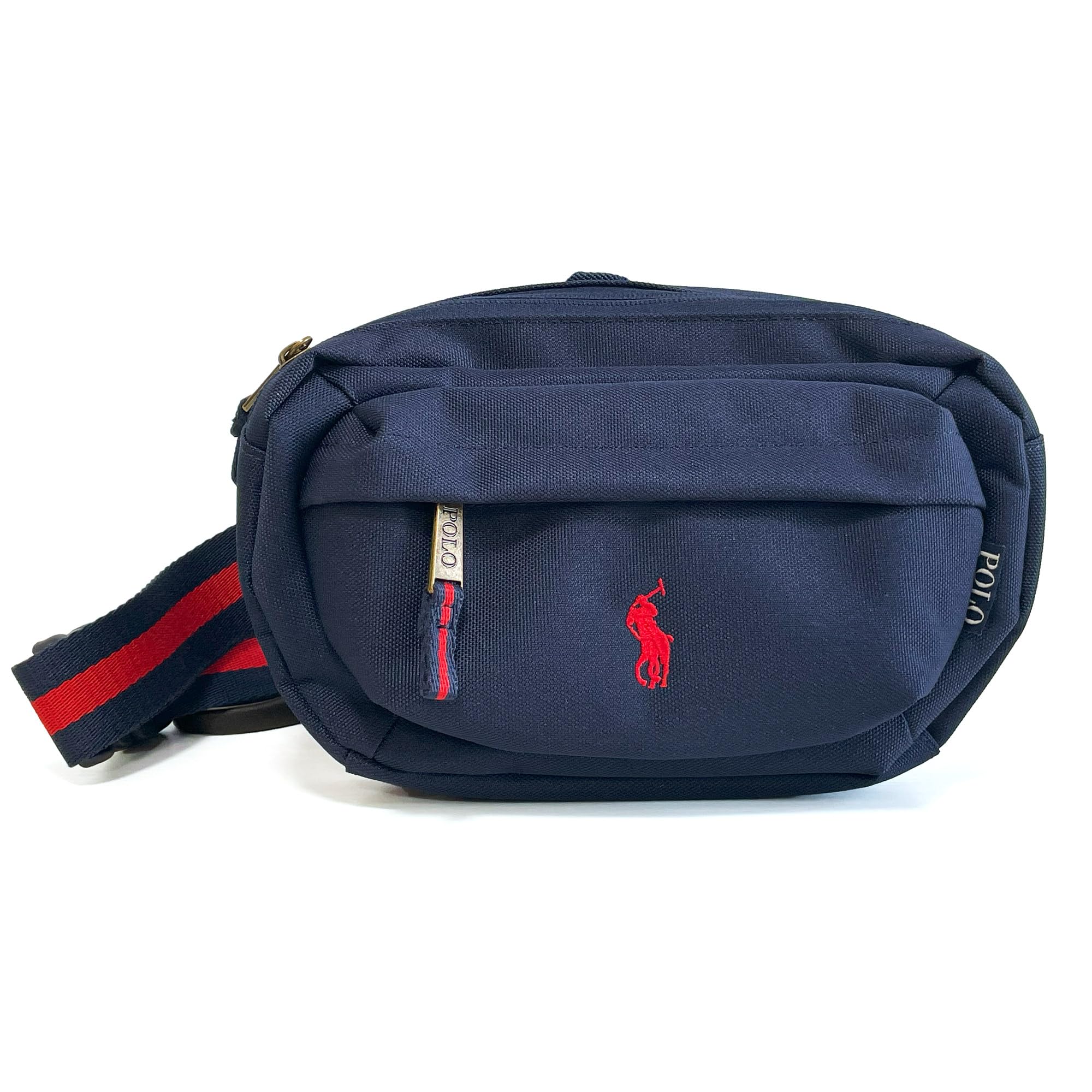 [POLO RALPH LAUREN] Сумка через плечо Ralph Lauren Polo, Сумка-слинг, Поясная сумка, Большой Пони, Темно-синий [Б/у]