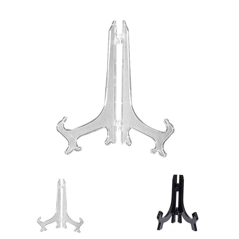 Packung mit 6 Ausstellungsständern Bilderrahmen Faltbare Stabile Halterung Haushalt Stützhalter Set Zubehör für Schlafzimmer Wohnzimmer