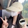 Women's Quick-Dry Duckbill Sun Hat with UV Protection, Wide Brim, and Removable Mask