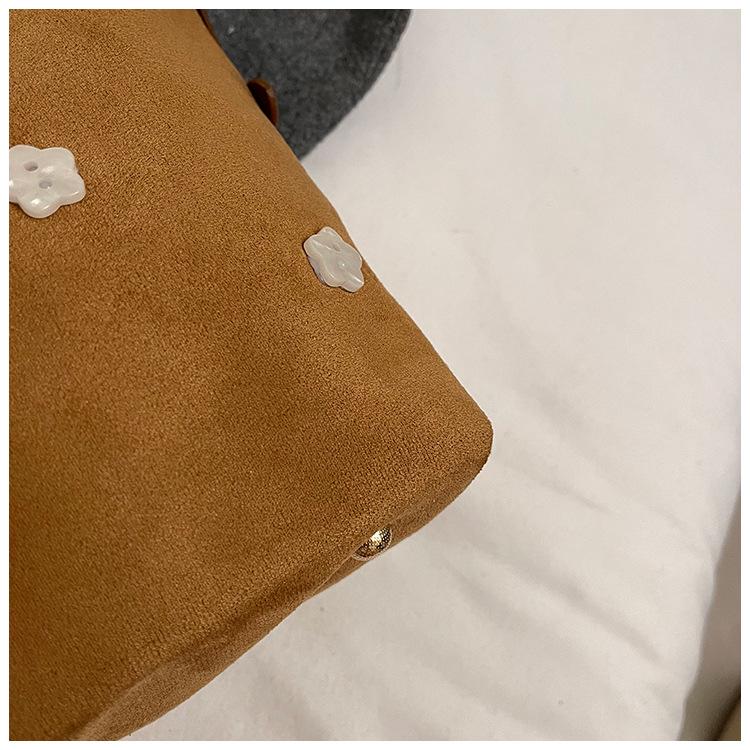 Damen Plüsch Tragetasche - Herbst/Winter Kollektion 2025, Große Kapazität, Lässiger Achselhöhlen-Stil