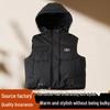 Chal Grueso de Algodón con Capucha para Niños: Cálido, Cómodo, Sin Mangas - Ideal para Niños Medianos y Mayores