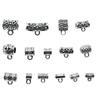 20pcs Charms Connector Bails Beads Antique Silver Color Bails Beads Charms Jewelry Findings DIY Bails Beads Connector