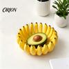 Bandeja Decorativa de Almacenamiento Bandeja con Forma de Plátano Impresa en 3D, Soporte para Frutero de Plátano, Moderno para Decoración de Encimera de Cocina Cocina, Mesa de Comedor y Entrada,