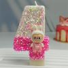 Cute Rabu Doll Digital Candle Cartoon Birthday Cake Decoration Party Decoration DIY Ornaments