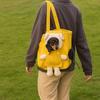Adjustable Cat Carrier Bag Breathable Pet Outdoor Bag Practical Cats Shoulder Bag  Outdoor Camping