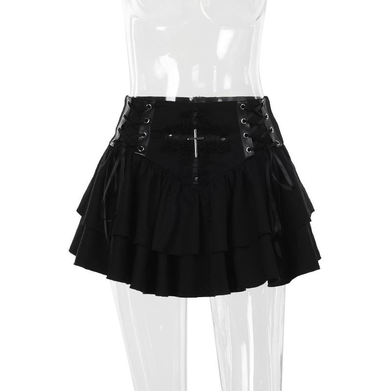 XS24238 Summer 2024 Punk-Inspired Versatile Sexy Skirt for Women