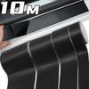 10/7/5/3cm Car Sticker Matte Black Vinyl Wrap Film Car Modification Film Car Interior Decorative Stripe Color Changing Film Tape