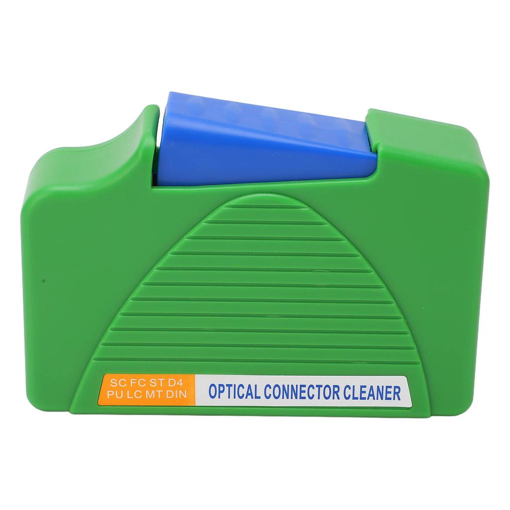 Fiber Optic Cleaning Box Efficient Optical Fiber Connector Cleaner ABS Portable Optic Clean Box for SC FC ST LC