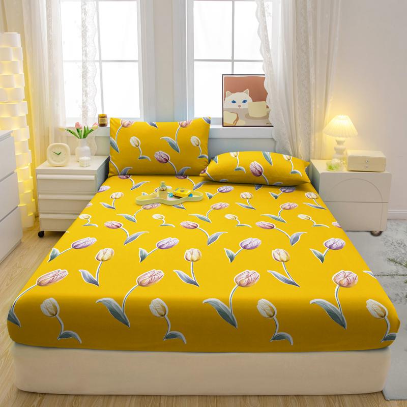 1 Enkelt Moderne Plante Blomst Trykt Matt Laken, Soverom Trykt Sengedekke, Sengetøy (Eksklusive putevar)