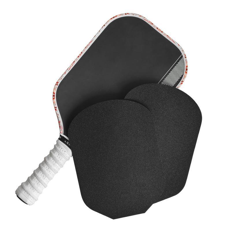 2 Pcs Pickleball Paddle Frosted Surface Sticker Residue Free Adhesive Wearproof For Training Matches