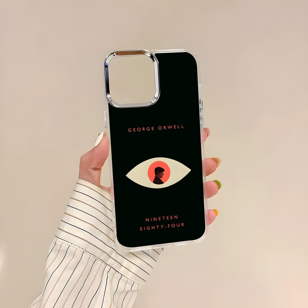 1984 George Orwell Phone Case For IPhone 17 Air 16 15 14 13 12 11 Pro Pro Max Plus Transparent Soft Cover