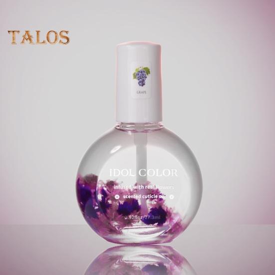 Nail Oil with Dried Flower Extracts Nourishing Moisturizing Treatment for Stronger Nails Floral Fragrance Gel Polish Nail Care Oil for Manicure