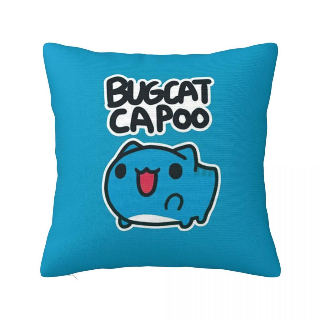 Comic Cat Bugcat Capoo Bug Cat Square Pillowcase Cushion Cover Pillow Case Throw Pillow Cover for Home Sofa Living Room