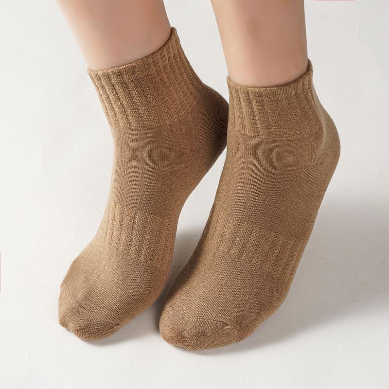 10 Pairs Women Cotton Socks Autumn Breathable Soft Sports Women Anti-bacterial Socks