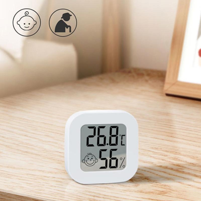 Moisture Meter Monitor Wireless for Smart Temperature Gauge Mini Hygrometer Thermometer LCD Digital Screen Thermometer
