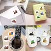 500pcs Cartoon Train Planner Decorative Tape for Suitcases, Guitars, Notebooks
