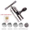 Stainless Steel Manual Noodle Maker with Plastic Dough Press