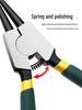 Small Pointed Nose Snap Ring Pliers for Internal/External Circlip, Spring, Expansion, and Retaining Rings
