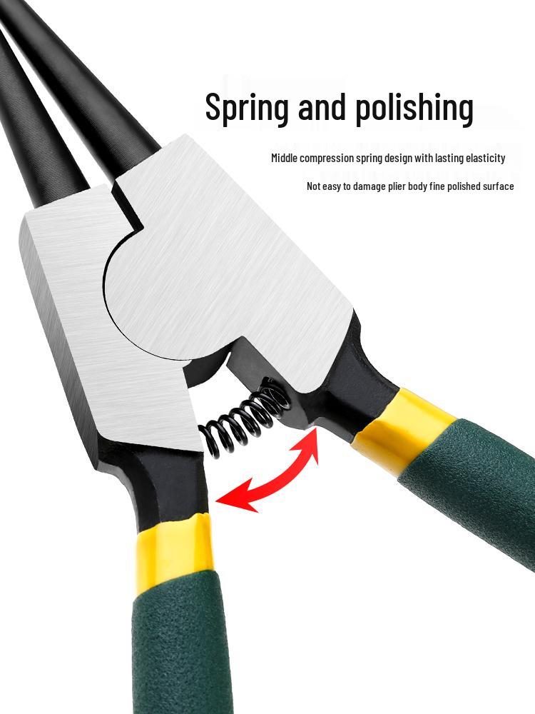 Small Pointed Nose Snap Ring Pliers for Internal/External Circlip, Spring, Expansion, and Retaining Rings