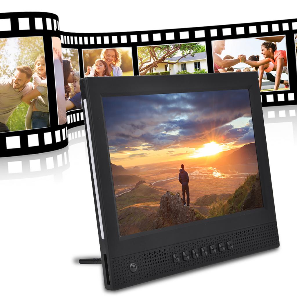 10 in Electronic Digital Photo Frame Body Induction 1024 * 600 Resolution Support Video Play