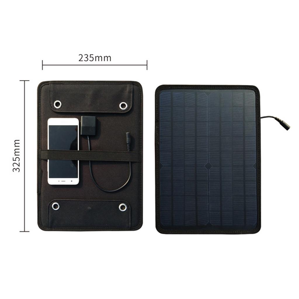 100W Portable Solar Panel Solar Powered Cell 15/5V DC USB Emergency Charging Outdoor Battery Charger for Car Yacht RV