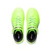 Li Ning Kids Logo Letter Low Top Football Shoes Fluorescent Vanilla Green Kids Football Shoes YKGU008-9