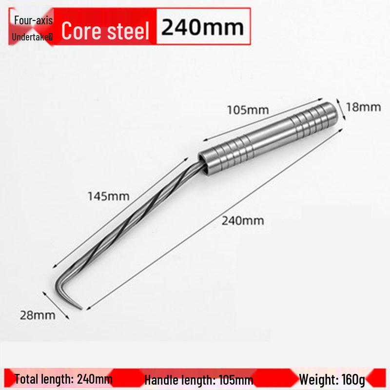 Edelstahl Bewehrungsbindehaken mit vier Lagern