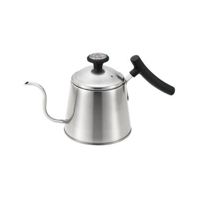 Pearl Metal Kaffeedrip-Kanne Edelstahl mit Thermometer Satin Umai Cafe 2 1,1L HB-6630