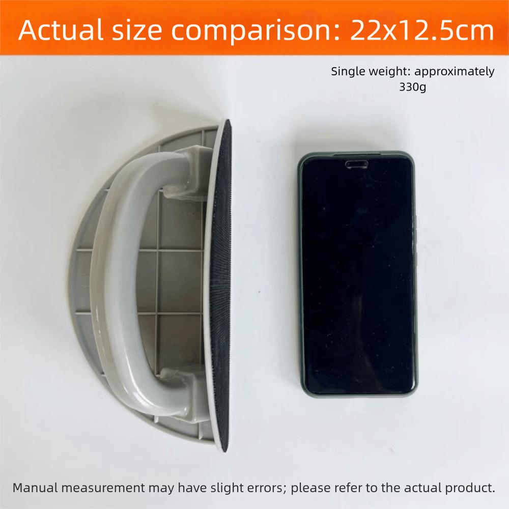Durable Half Circle Sanding Pad Holder DIY Multifunctional Plastic Corner Sander Semi-Circular Self Adhesive