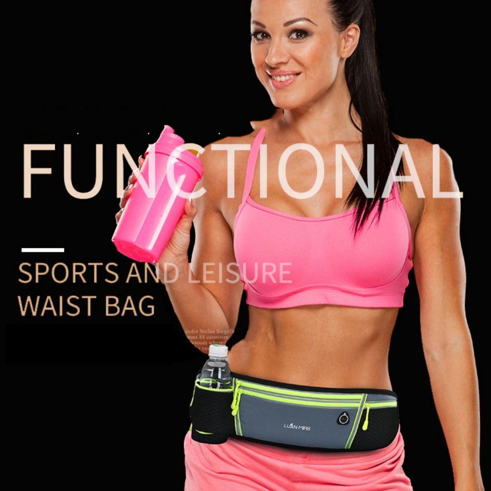 Phone Case Marathon Running Bag With Bottle Bag Sports Phone Bag Running Waist Bags  Outdoor Riding