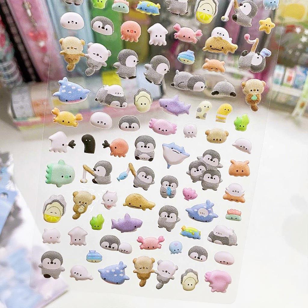 3D Cartoon Foam Animal Stickers: Cute and Versatile for Handbooks and Phone Cases