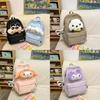 Crayon Shinchan Kuromi Cartoon Backpack With Cushioned Straps For Girls Travel And School Use