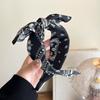 1/2pcs Elegant Fabric Wide Cashew Print Headband for Woman Retro Wear When Going Out Hair Band Girl's Face Washing Headb