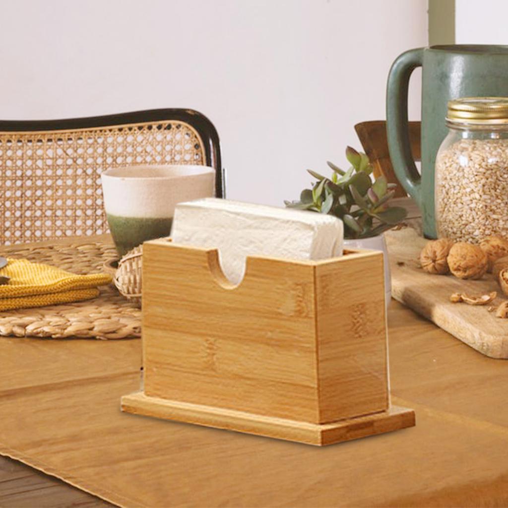 Tissue Box Paper Storage Holder Facial Tissue Holder Case Napkin Tray for Restaurant Bedroom Kitchen