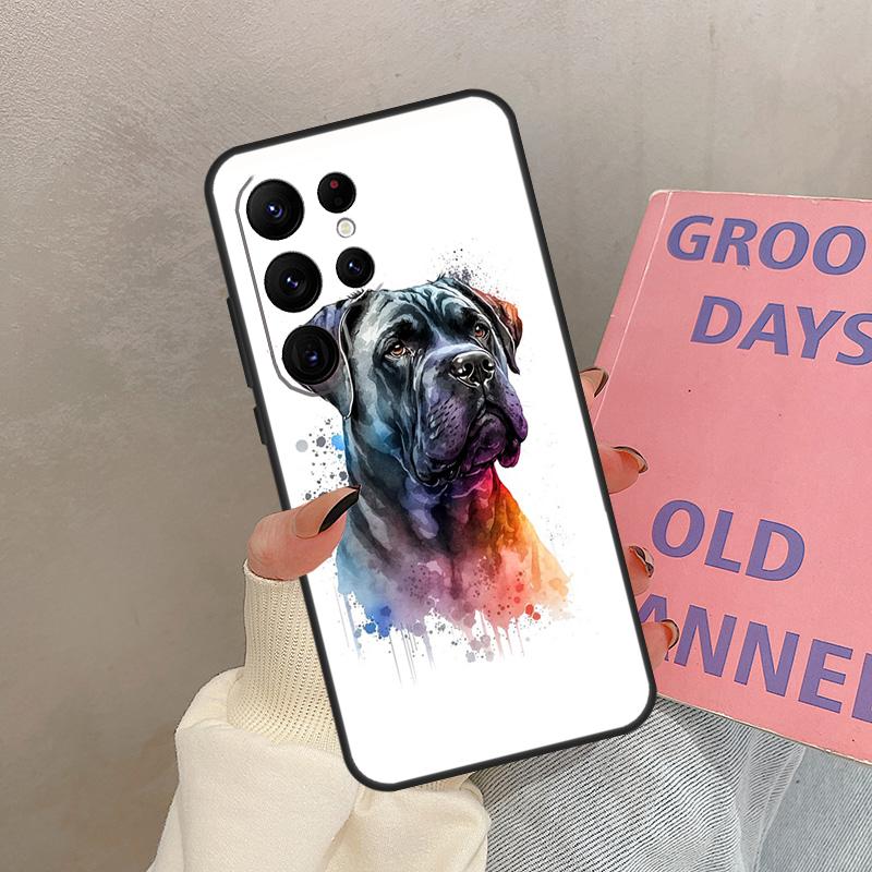 Cane Corso Italian Mastiff Dog Case For Samsung Galaxy S24 FE S21 FE S20 S22 S23 S25 Ultra S9 S10 Plus S25 FE Cover Coque