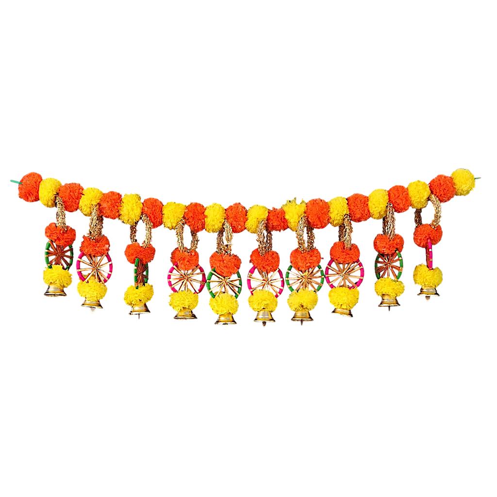 Гирлянда из искусственных цветов, Marigold Bell Toran, JH Gallery