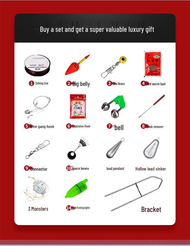 Super Hard Long-Cast Sea Fishing Rod Set