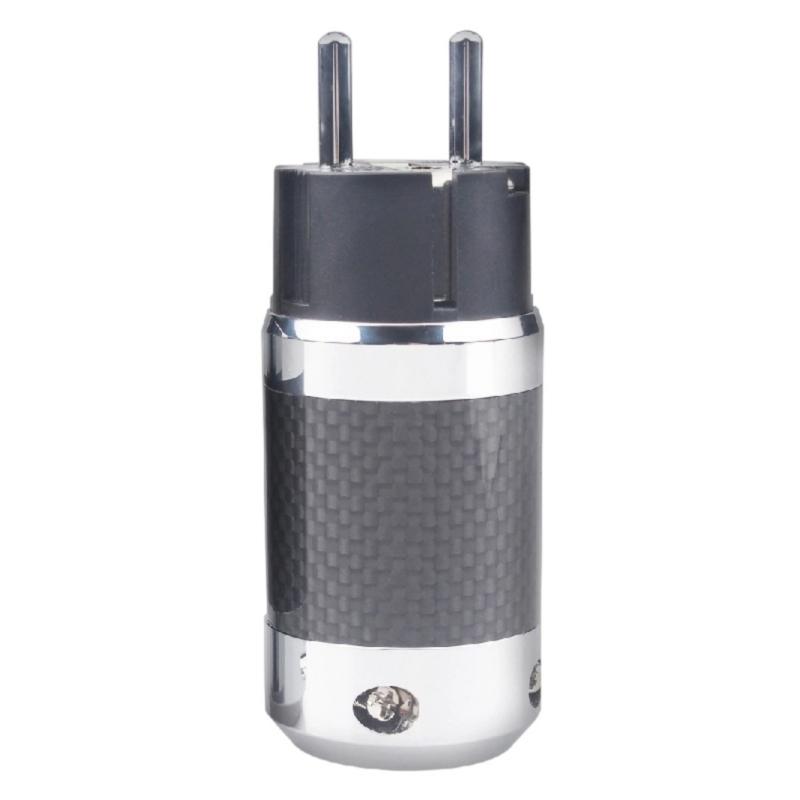 

EU Power Plug With Rhodium Plated Copper Build Power Supply Connectors Adapters For Superior Conductivity And Durability