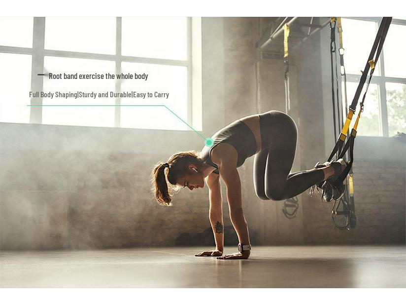 TRX P3 Suspension Training Remmar: Hemmaträning Motståndsband & Yoga Utrustning