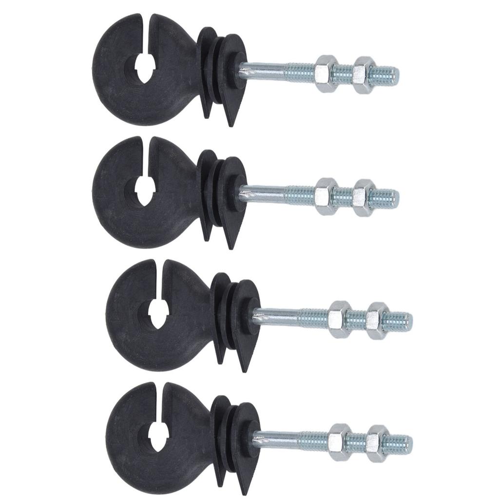50 Stück M6 Gewinde Elektronischer Zaun Isoliernägel Elektrozaun Isolator Einschraubisolator