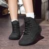 Damskie buty trekkingowe antypoślizgowe Męskie szerokie buty sportowe codzienne do trekkingu wspinaczki Modne wysokie buty ze skóry PU Wodoodporne