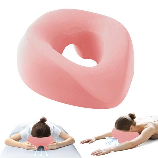 Down Pillow Spa Face Cradle Prone Cushion with Face Cutout