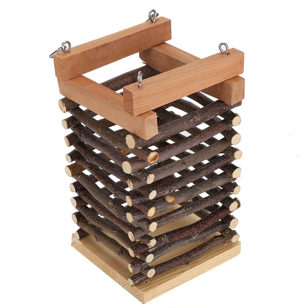 Wooden Hay Crib Rack Grass Frame Feeder Manger Guinea Pig Chinchilla Rabbit Pet Supplies