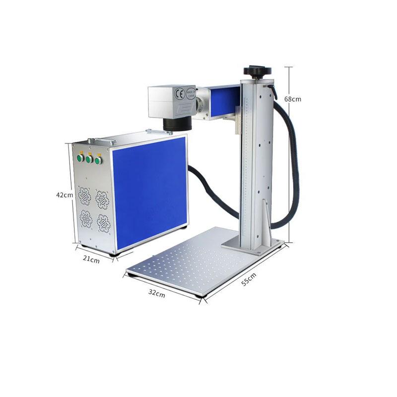 50W Purple Light Fiber Laser Engraving Machine for Metal, Stainless Steel, Silicone & Plastic.