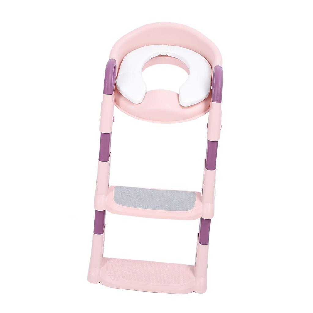 Toddler Potty Training Seat Foldable Toilet Training Seat Anti Slip Toddler Toilet Seat with Step