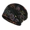 Multifunctional Turban Hats Plaid Print Casual Hedging Cap  Autumn and Winter
