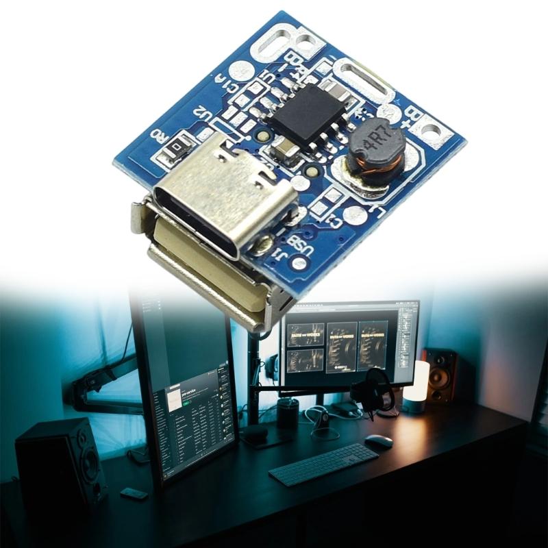 Pack of 10pcs 5V Step Up Board for Lithium Battery Charging Protections with Build-in Intelligent Temperature Control