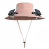 New Men's Fishing Cap Solar Charging Fan Outdoor Work Summer Casual Mountain Climbing Travel Fisherman Hat Sports Entertainment